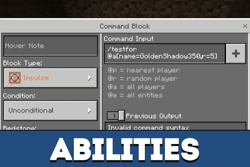 Commands mod 2
