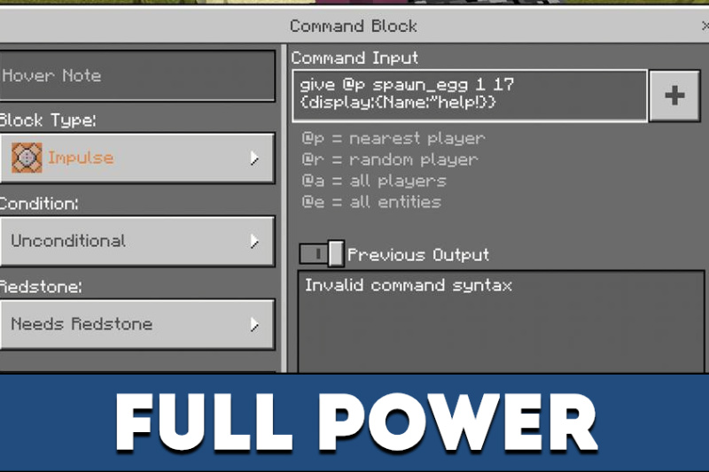 Commands mod 4