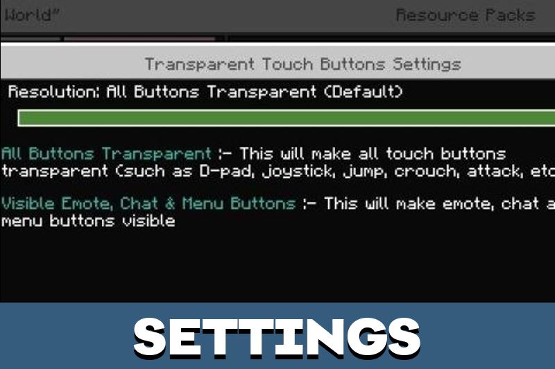 Transparent Buttons Texture Pack 3