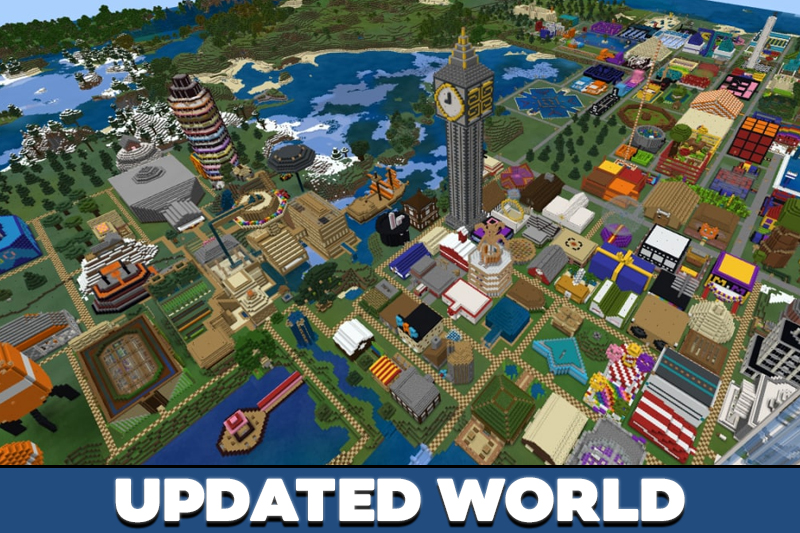 Stampy’s lovely world Map 2