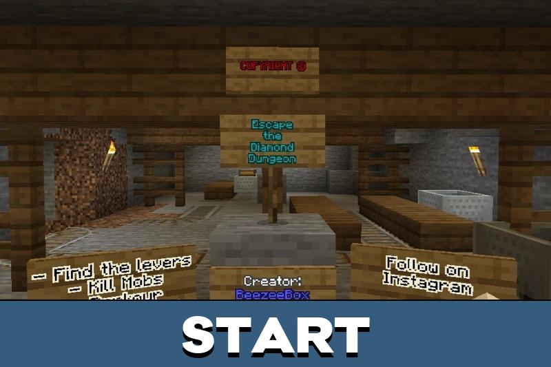 Escape the Diamond Dungeon Map 2